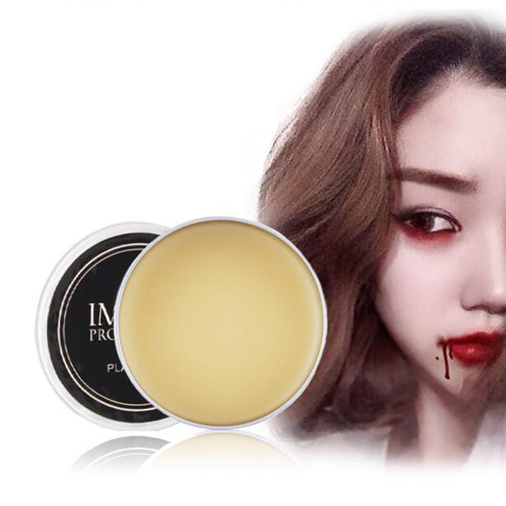 Lurrose Halloween Makeup Kit Fake Wound Scars Wax Body Face Painting Makeup with Spatula Tool Beauty & Personal Care Lurrose