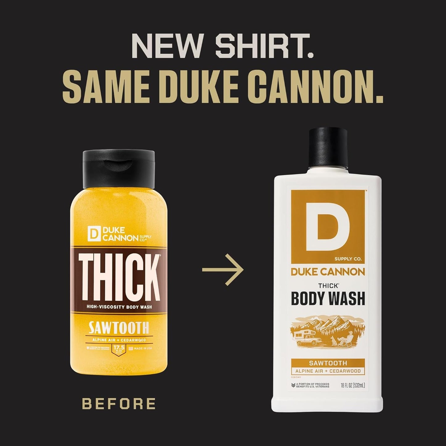 Duke Cannon Supply Co. Mens THICK Body Wash - Free of Sulfate, Paraben, & Phthalates Leaving Skin Soft and Hydrated - High Viscosity Odor Protection Beauty & Personal Care Duke Cannon Supply Co.