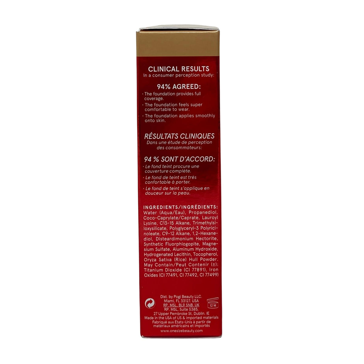 One Size Turn Up The Base Full Beat Liquid Foundation - Medium 20 NR - (medium, neutral rosy undertones) 1 fl oz / 30 mL