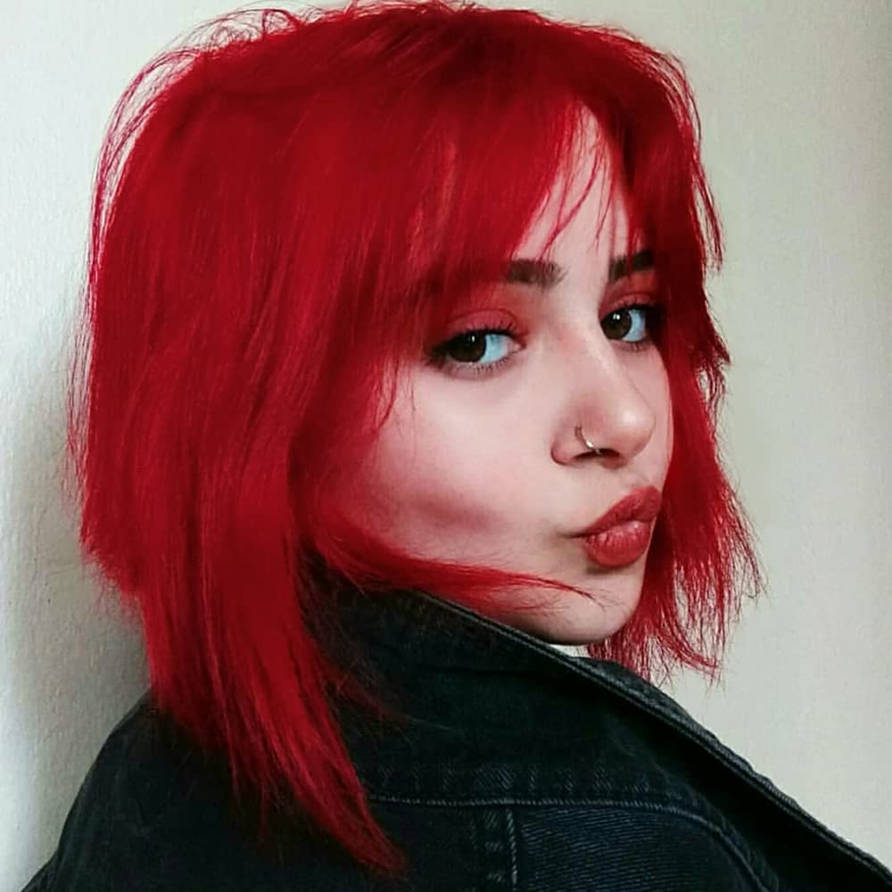 MANIC PANIC Classic Pillarbox Red Semi Permanent Hair Color - True Red Hair Dye for Women & Men That Lasts 4-6 Weeks - Vegan, Ammonia & Cruelty-Free Beauty & Personal Care MANIC PANIC