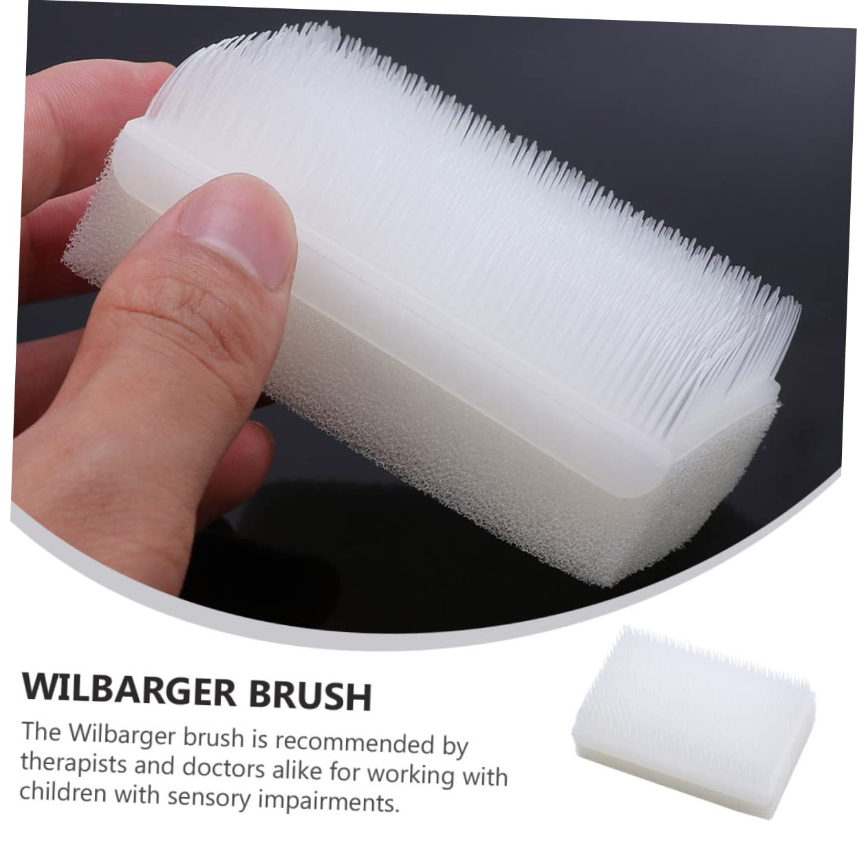 8 Pcs Brush Therapressure Brush Sensory Socks for Kids Wilbarger Brush Sensory Brush for Sensory Defensiveness Brush Sensory Baby White Child Vest Beauty and Personal Care BESTOYARD