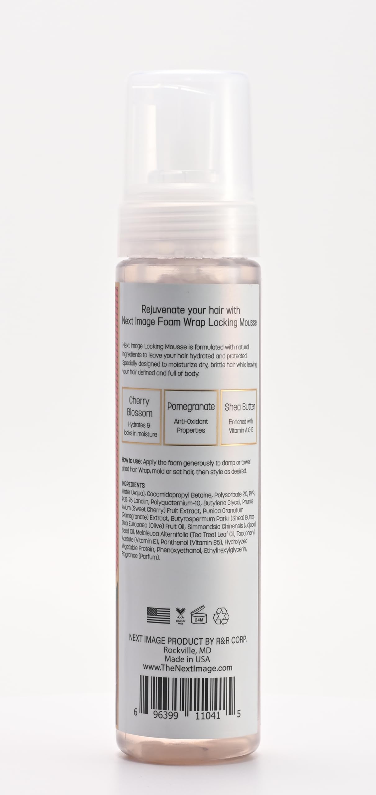 NEXT IMAGE Foam Wrap Locking Mousse (Pomegranate & Cherry Blossom) Beauty & Personal Care NEXT IMAGE