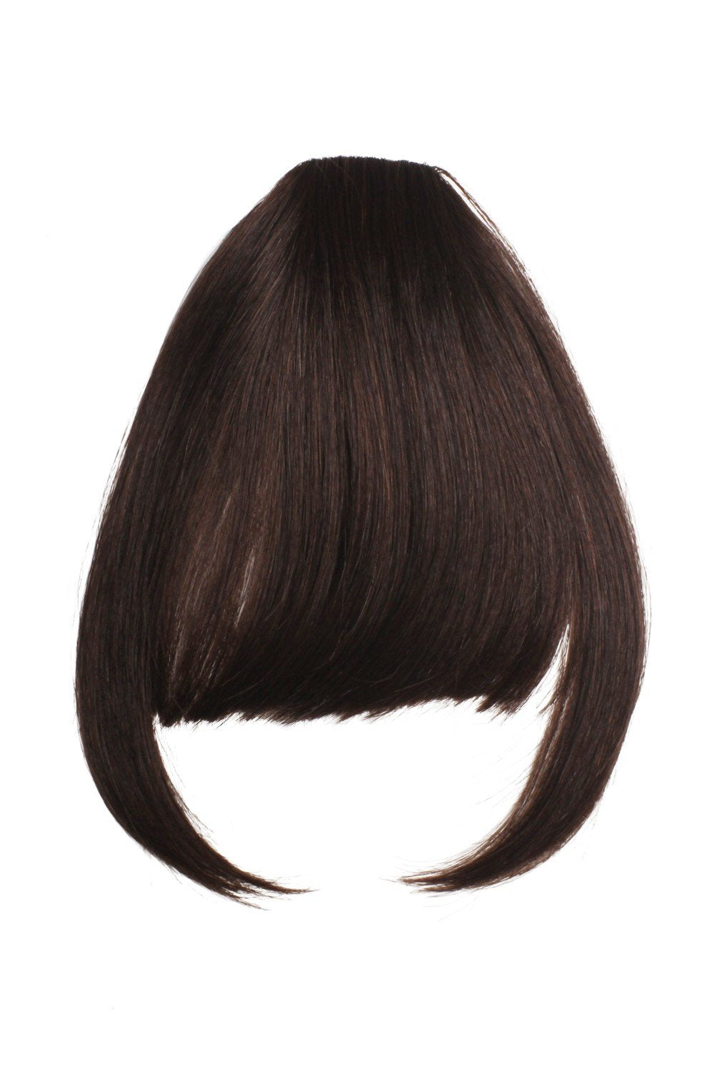 Vivica Snap Bang Front Color FS1B/33 Fox Wigs 100% Human HairClip In Heat Friendly 4" Front 7.5" Sides Straight Hairpiece