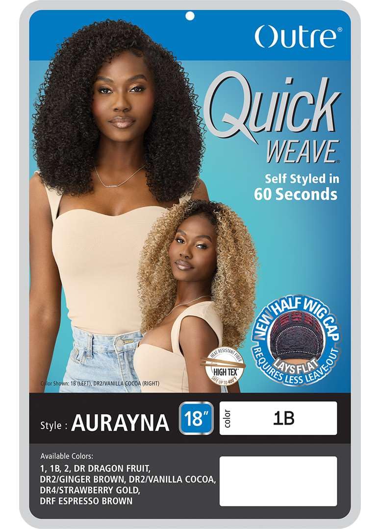 Outre Quick Weave - Aurayna (JET BLACK 1)