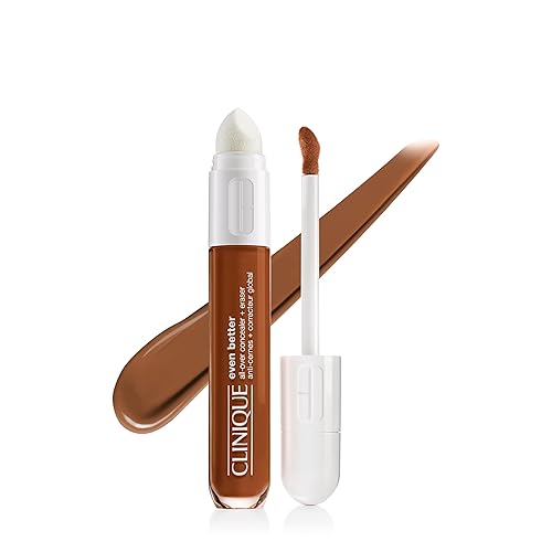 Clinique Even Better All-Over Full Coverage Concealer + Eraser Makeup For Dark Undereye Circles | With Hyaluronic Acid + Caffeine | Hydrating Beauty & Personal Care Clinique