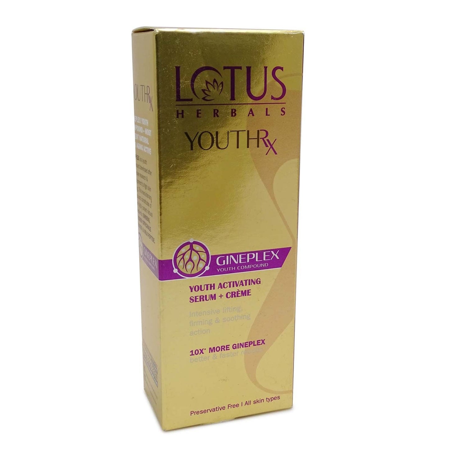 Lotus Herbals Youthrx Youth Activating Serum + Creme 30Ml Beauty & Personal Care Lotus