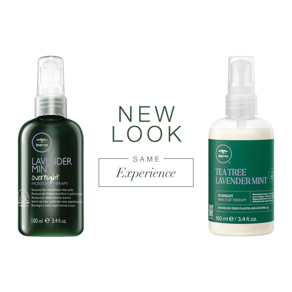 Tea Tree Lavender Mint Overnight Moisture Therapy, Leave-In Treatment, Restores Hair + Enhances Sleep Quality, For Coarse, Curly + Dry Hair, 3.4 fl. Beauty & Personal Care Tea Tree