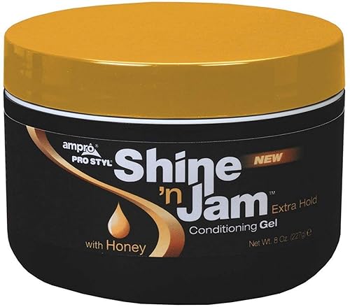 Ampro Shine 'n Jam Conditioning Gel, Extra Hold, 8 oz (Pack of 12) Beauty & Personal Care AmPro
