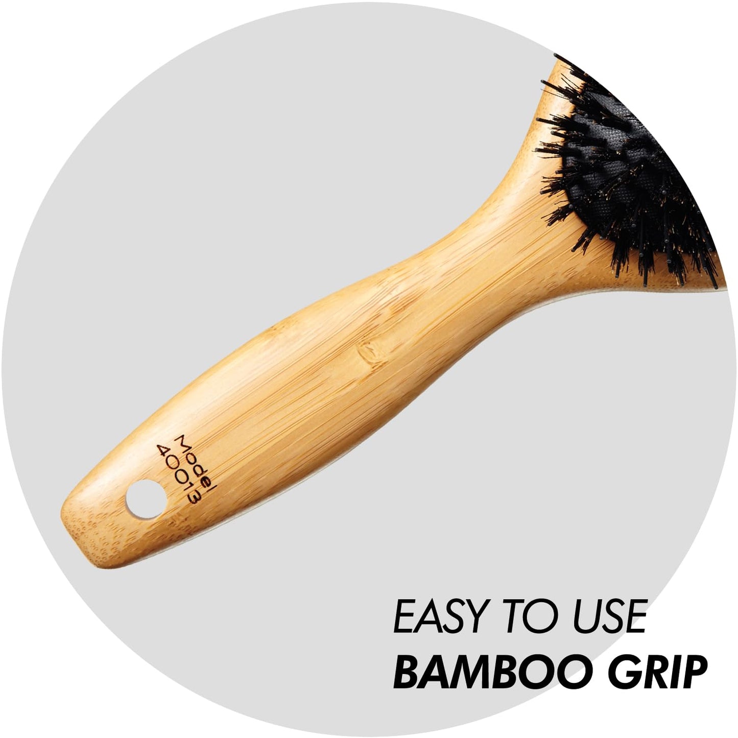 Sam Villa Signature Series Boar Bristle Hair Brush For Hair Styling Beauty & Personal Care Sam Villa
