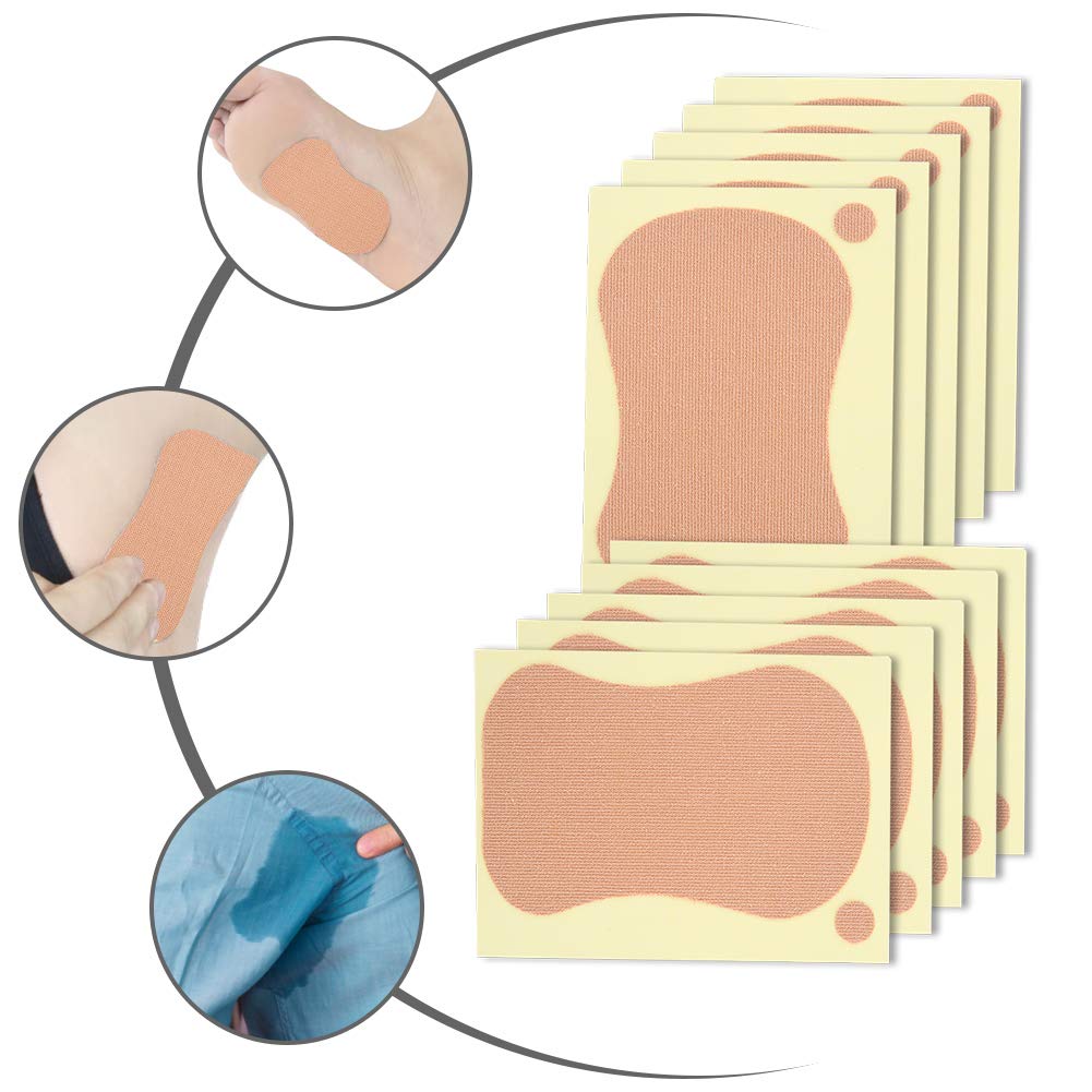 10pcs Deodorant Armpit Patch, Unisex Sweat Absorbing Underarm Pad - Comfortable & Durable for Daily Use, 9 x 6.5cm Non-Woven Fabric Beauty and Personal Care HURRISE