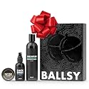 Ballsy Sack Pack, Men's Fresh Kit, Includes Body Wash, Deodorizing Spray and Cologne Rub, Men's Body Care, Ball Wash for Men Gift Pack, Sun & Surf Beauty & Personal Care Ballsy