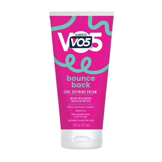 Alberto V05 Bounce Back Curl Defining Cream - Nourishing Curl Cream for Frizz Control - Baobab, Coconut, Shea, and Castor Oil - Color-Safe - 6 oz Beauty & Personal Care VO5