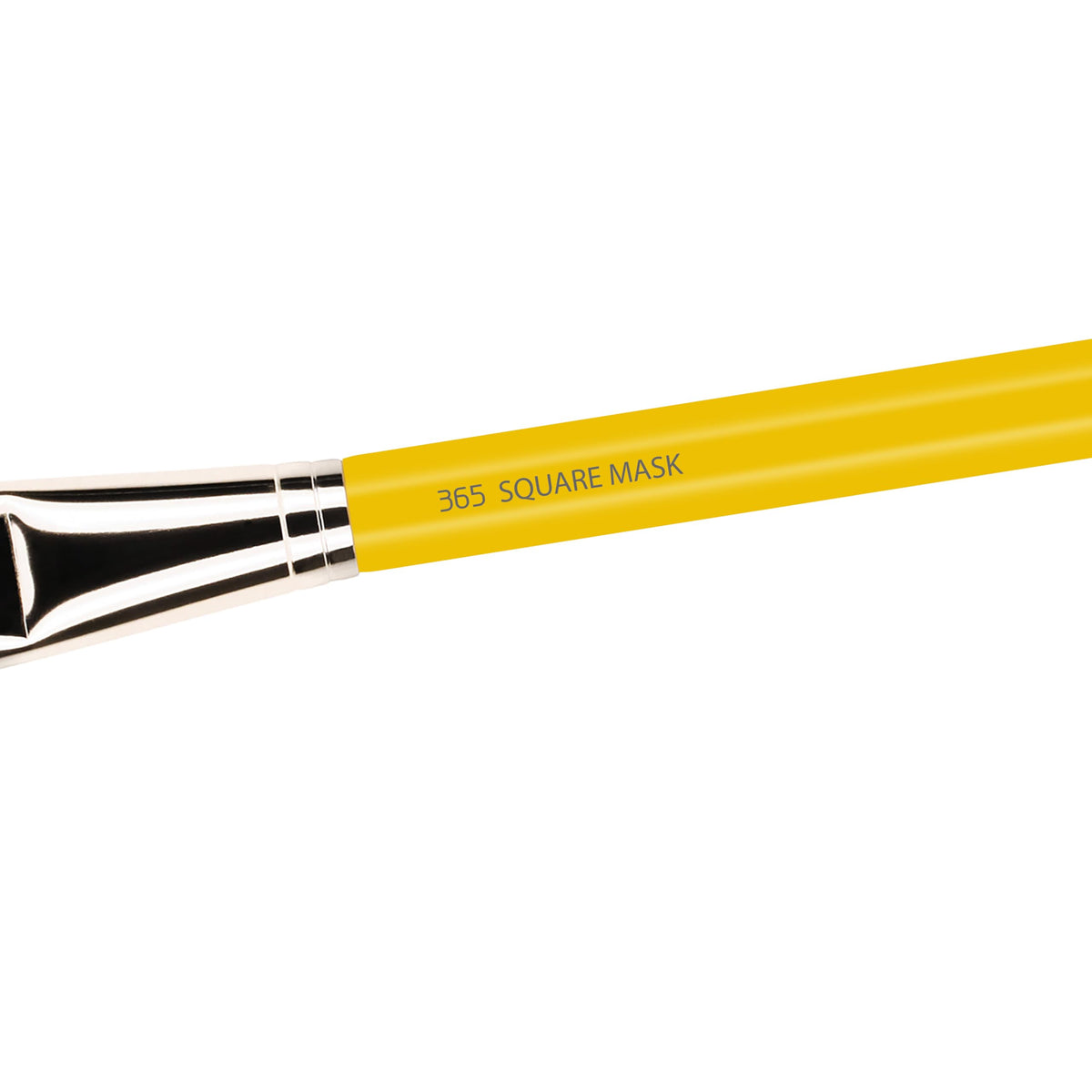 Bdellium Tools Professional Makeup Brush - Studio Series 365 Square Mask - With Soft Synthetic Fibers, For Applying Face Masks (Yellow, 1pc)