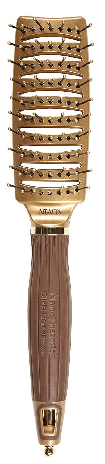 Olivia Garden NanoThermic Ceramic + Ion Styler Hair Brush NT-VTS (Vent) Beauty & Personal Care Olivia Garden