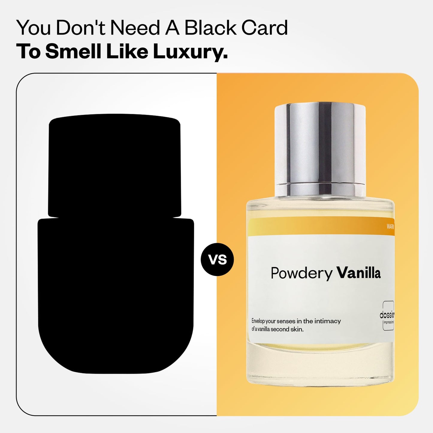 Dossier - Powdery Vanilla - Eau de Parfum - Inspired by Vanilla Skin - Long-Lasting Fragrance - Unisex - 1.7 fl oz (50ml) Beauty & Personal Care Dossier