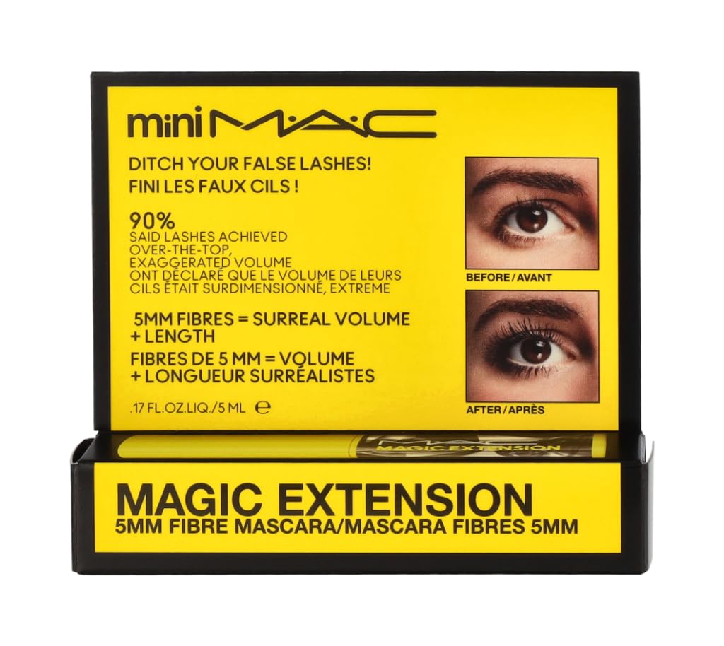 MAC Mini MAC Magic Extension 5MM Fibre Mascara (Extensive Black) - 0.17 fl oz / 5 mL Beauty & Personal Care MAC