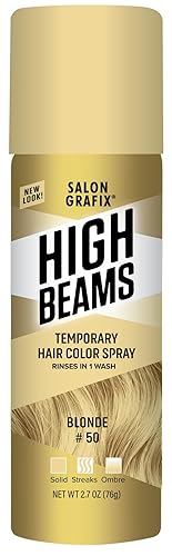 High Beams Intense Temporary Spray-On Hair Color - Blonde 2.7 oz (6 PACK) Beauty & Personal Care High Beams