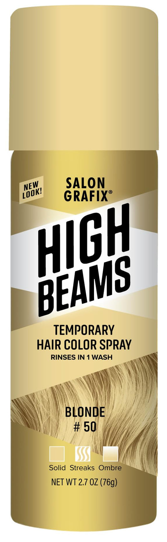 High Beams Intense Temporary Spray-On Hair Color - Blonde 2.7 oz (6 PACK) Beauty & Personal Care High Beams