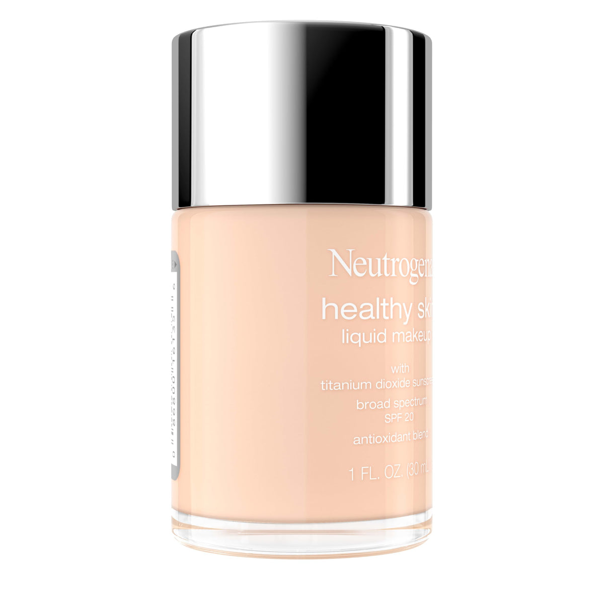 Neutrogena Healthy Skin Liquid Foundation Makeup Broad Spectrum SPF 20 Sunscreen, Medium Coverage, Vit B5, Antioxidants, All Day Wear, Cool Porcelain Beauty & Personal Care Neutrogena
