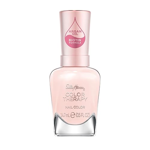 Sally Hansen Color Therapy Nail Polish | Biotin, Argan Oil, Long Lasting, Healthy Nails, Nail Strengthener, Sheer | 536 My Sheer | Light Pink Nail Beauty & Personal Care Sally Hansen