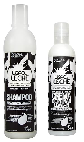 Doctor Cabello Ligao De Leche Combo Set - Suero leave-in 8.6oz and shampoo 13.2oz Beauty & Personal Care LIGAO DE LECHE
