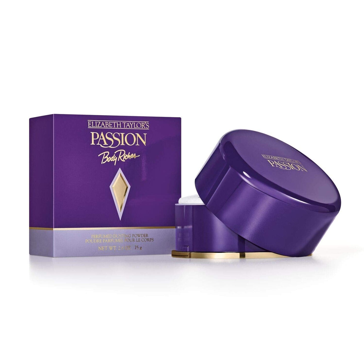 Elizabeth Taylor Body Powder for Women, Fragrance with Body Puff, Passion, 2.6 Oz Beauty & Personal Care Elizabeth Taylor