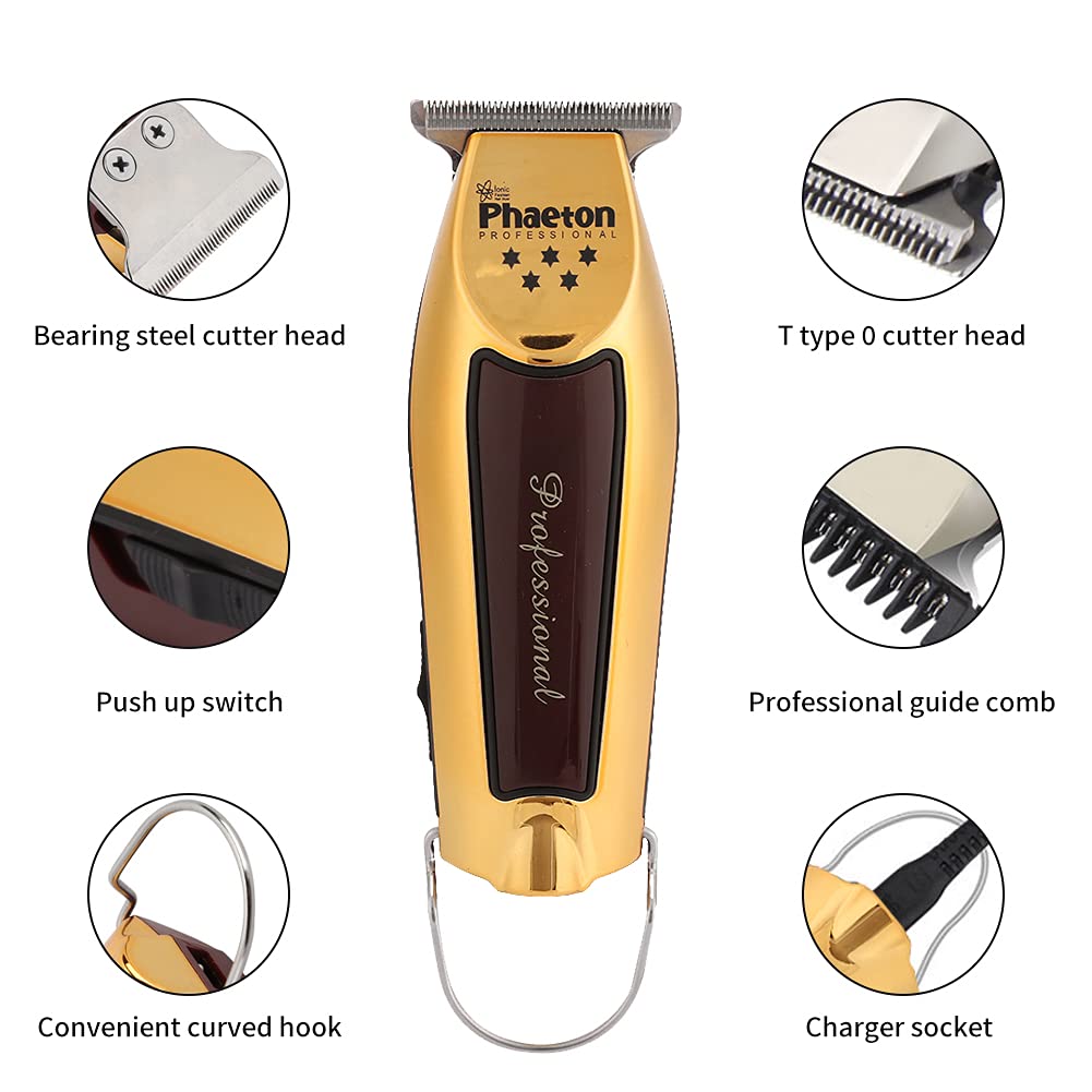 Beard Trimmer for Men, Professional Electric Hair Cutting Machine Hair Trimmer, Fine-Cut Hair Trimmer, Electric Cordless Hair Clippers with Beard Beauty and Personal Care Baagialdic