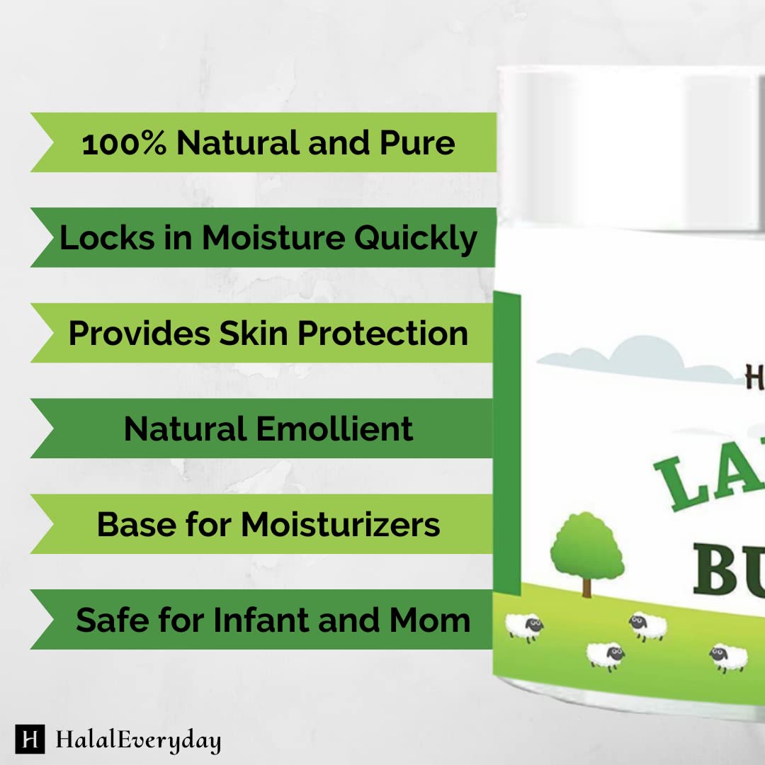 SAAQIN Lanolin (Anhydrous) - Ultra Refined Butter - Use for Lotion, Cream, Lip Balm, Oil, Stick, or Body Butter 4oz - Natural Nipple cream - lip balm Beauty and Personal Care SAAQIN