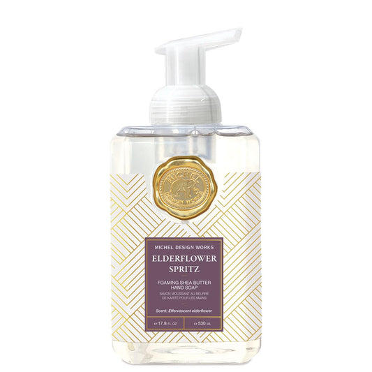 Michel Design Works Foaming Hand Soap, Elderflower Spritz, Beautiful Square Container with Pump Beauty & Personal Care Michel Design Works