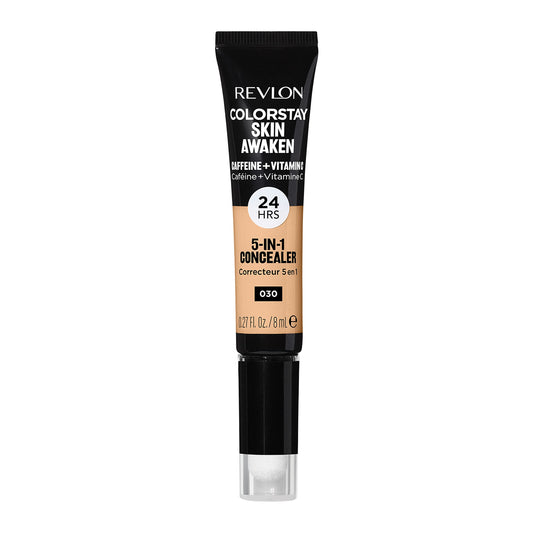 Revlon ColorStay Skin Awaken 5-in-1 Concealer, Lightweight, Creamy Longlasting Face Makeup with Caffeine & Vitamin C, For Imperfections, Dark Circles Beauty & Personal Care REVLON