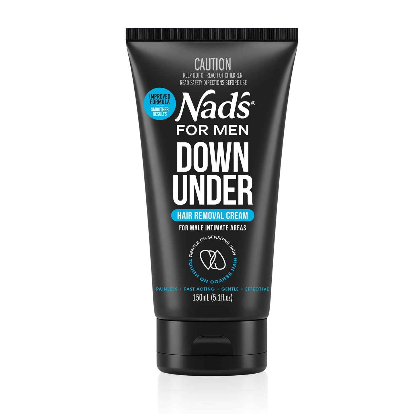 Nad's For Men Down Under Hair Removal Cream - Gentle Depilatory for Body, for Intimate areas, painless, soothing and suitable for all Skin and Hair Beauty & Personal Care Nad's For Men