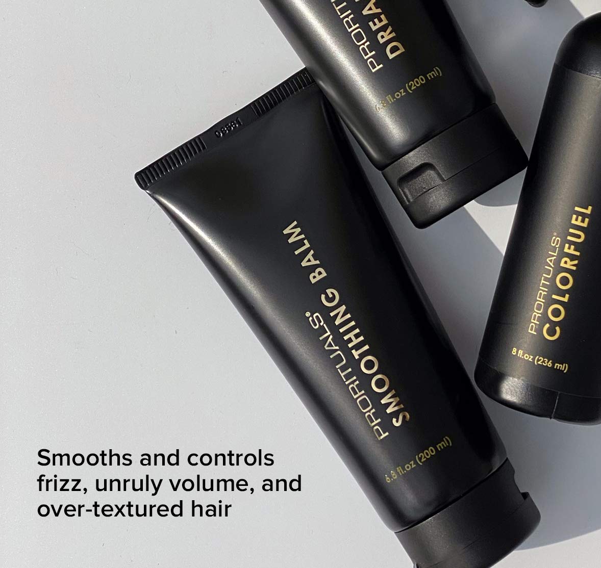 Prorituals Smoothing Balm - Unisex, Styling Hair Balm for Frizz Control, Adds Shine & Deep Moisture for Smooth Hair, Vegan, 6.8 fl oz Beauty & Personal Care Prorituals