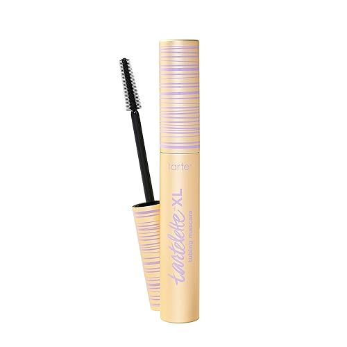tarte tartelette XL tubing mascara - Lash Extensions in a Tube with Peptide, Extra-Bold Buildable Length & Volume, Smudge-Proof Longwear Beauty & Personal Care tarte