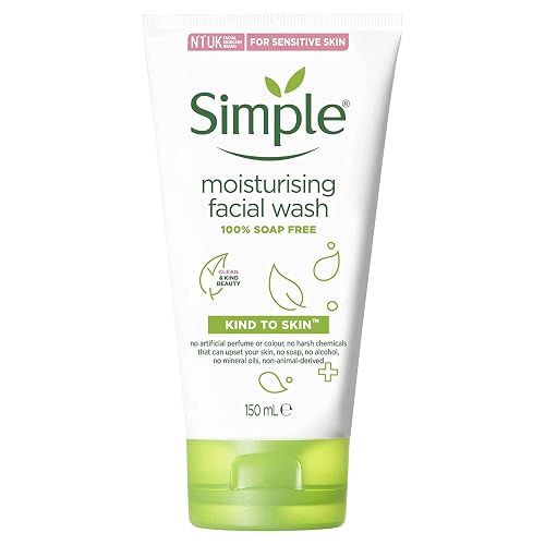 Simple Moisturizing Kind to Skin Face Wash, 5 oz (4 pack) (Bundle) Beauty & Personal Care Simple