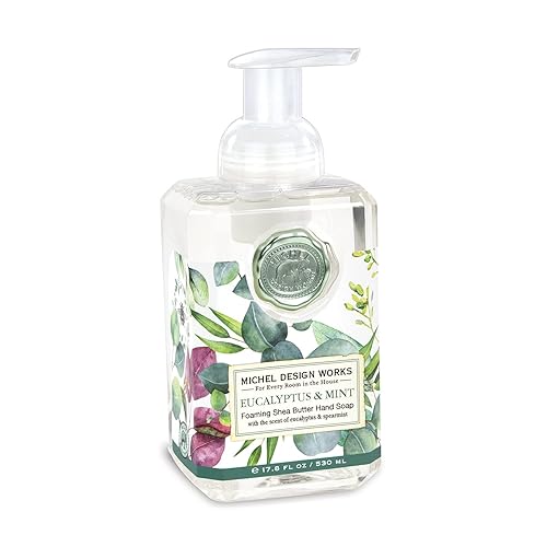 Michel Design Works Foaming Hand Soap, Eucalyptus Mint Hand Soap Beauty & Personal Care Michel Design Works