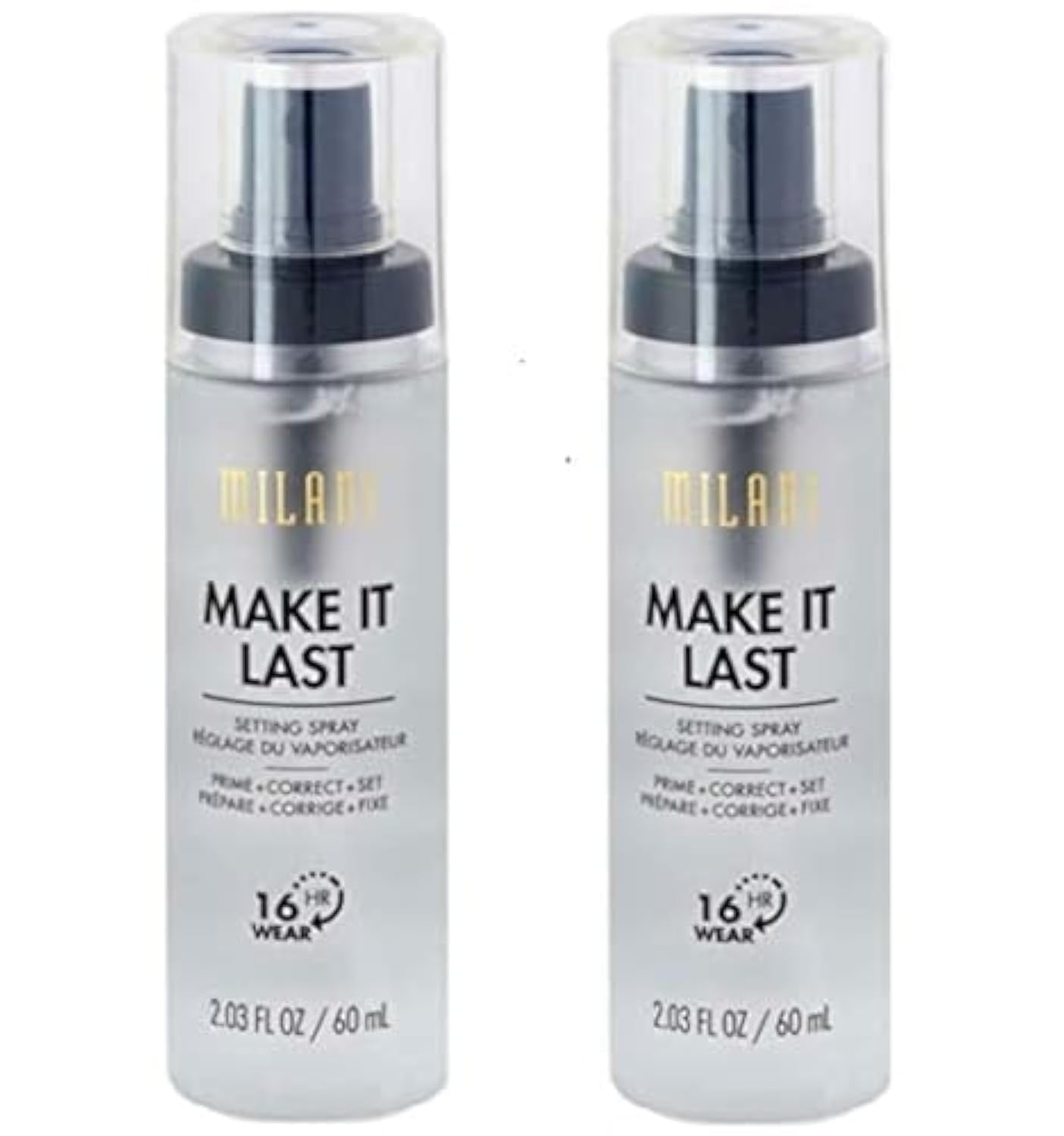 Pack of 2 Milani Make It Last Setting Spray 16 HR Wear, Make It Last (03) Beauty & Personal Care Milani