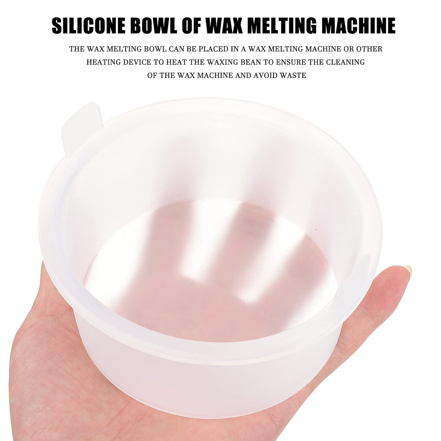 KALLORY Silicone Wax Pot Hair Removal Wax Bowl Wax Warmer Silicone Pot Hair Removal Waxing Bowl for Waxing Kit, Hair Removal, 1Pcs Beauty and Personal Care KALLORY