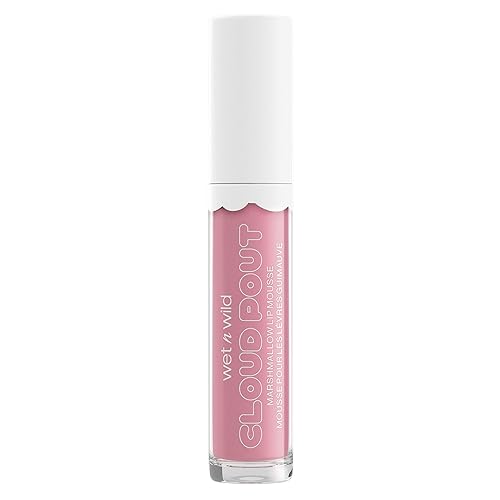 wet n wild Liquid Lipstick Cloud Pout Marshmallow, Light Pink Cloud Chaser | Matte Lip Cream Mousse | Argan Oil | Vitamin E (Pack of 1) Beauty & Personal Care wet n wild
