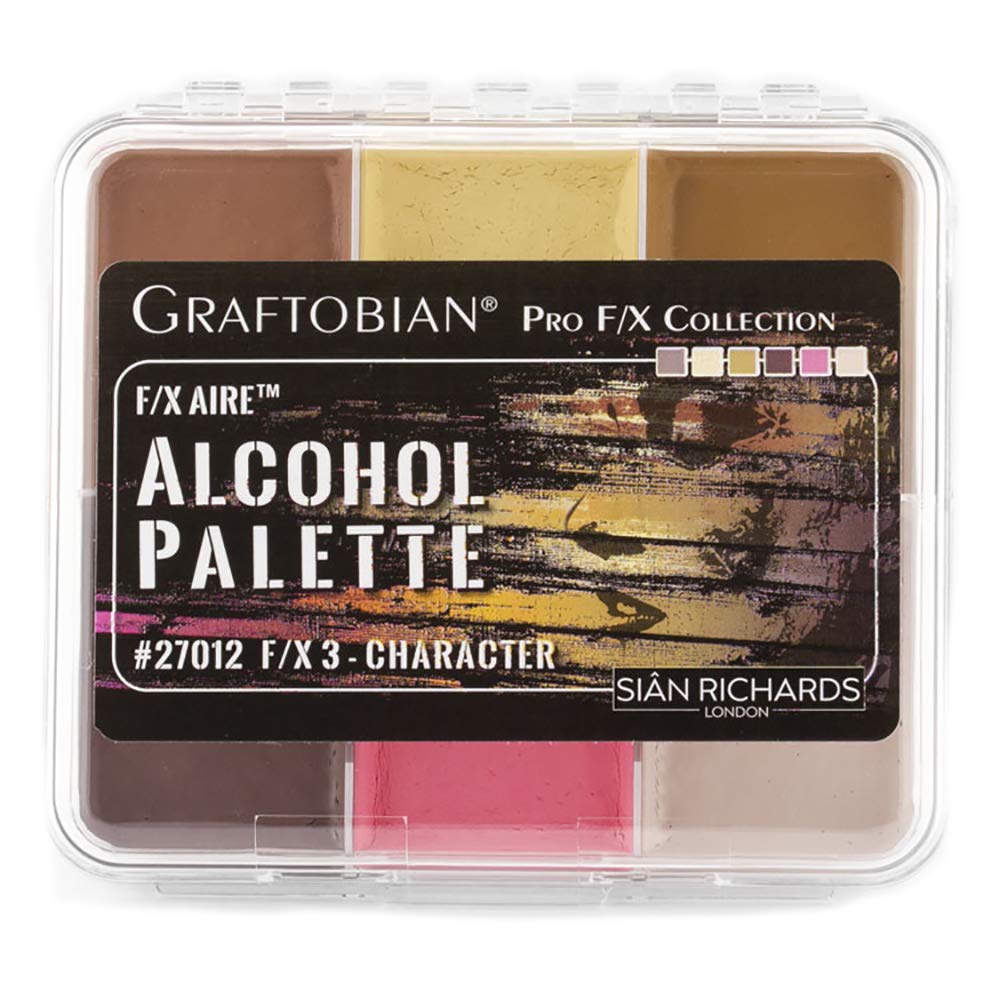 Graftobian F/X Aire Alcohol Activated Palette - SFX Makeup (F/X 3 - Character)
