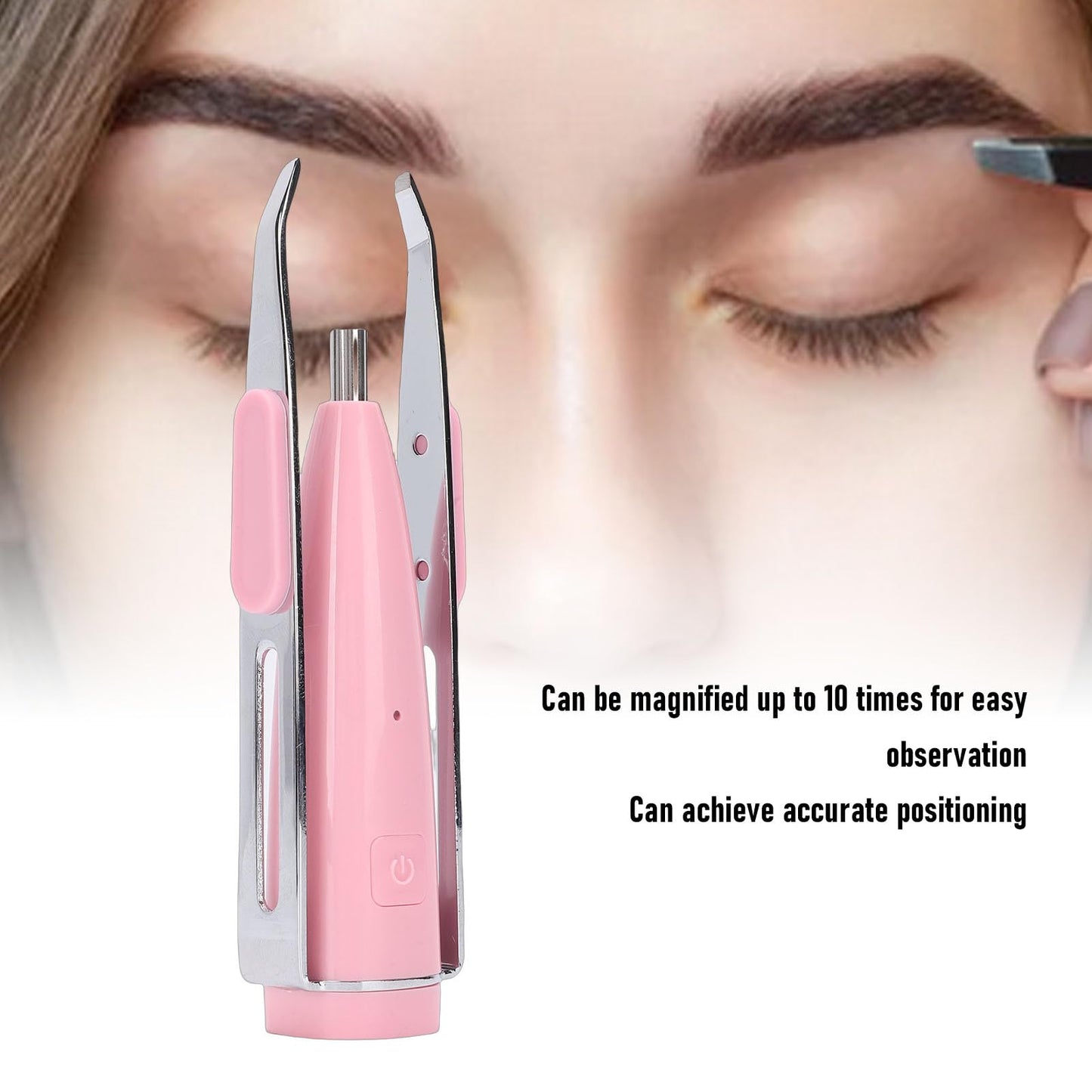 LICAEVEY Tweezer with 1080p Camera & 10X Zoom, Hair Removal Camera Tweezers with LED Light & App for Blackhead Removal, Ingrown Hair, Eyebrow, and Ear Beauty and Personal Care LICAEVEY