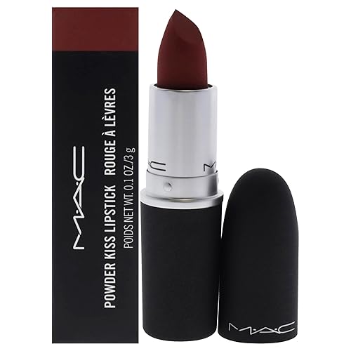 MAC Powder Kiss Lipstick - 926 Dubonnet Buzz Lipstick Women 0.1 oz Beauty & Personal Care MAC