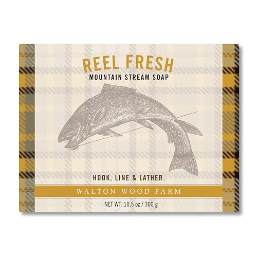 Walton Wood Farm, Reel Fresh Mountain Stream 10.5 oz Soap Bar Beauty & Personal Care Walton Wood Farm