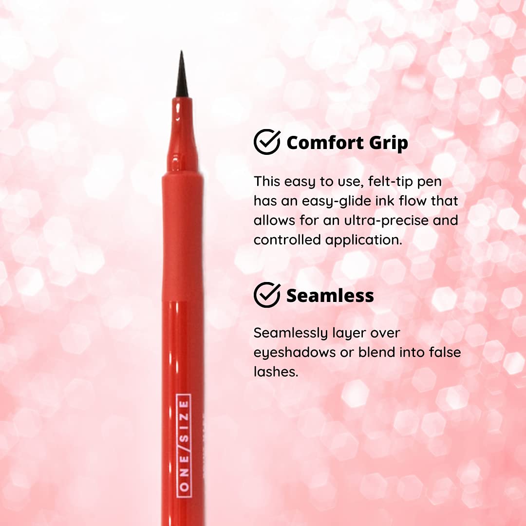 ONE/SIZE by Patrick Starrr Point Made Waterproof Liquid Eyeliner Pen - 24-Hour Longwear, Smudgeproof, Precise Black Makeup Eye Liner, Vegan, Cruelty Beauty & Personal Care One size