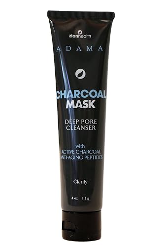 Adama Charcoal Mask Zion Health 4 oz Cream Beauty & Personal Care Zion Health