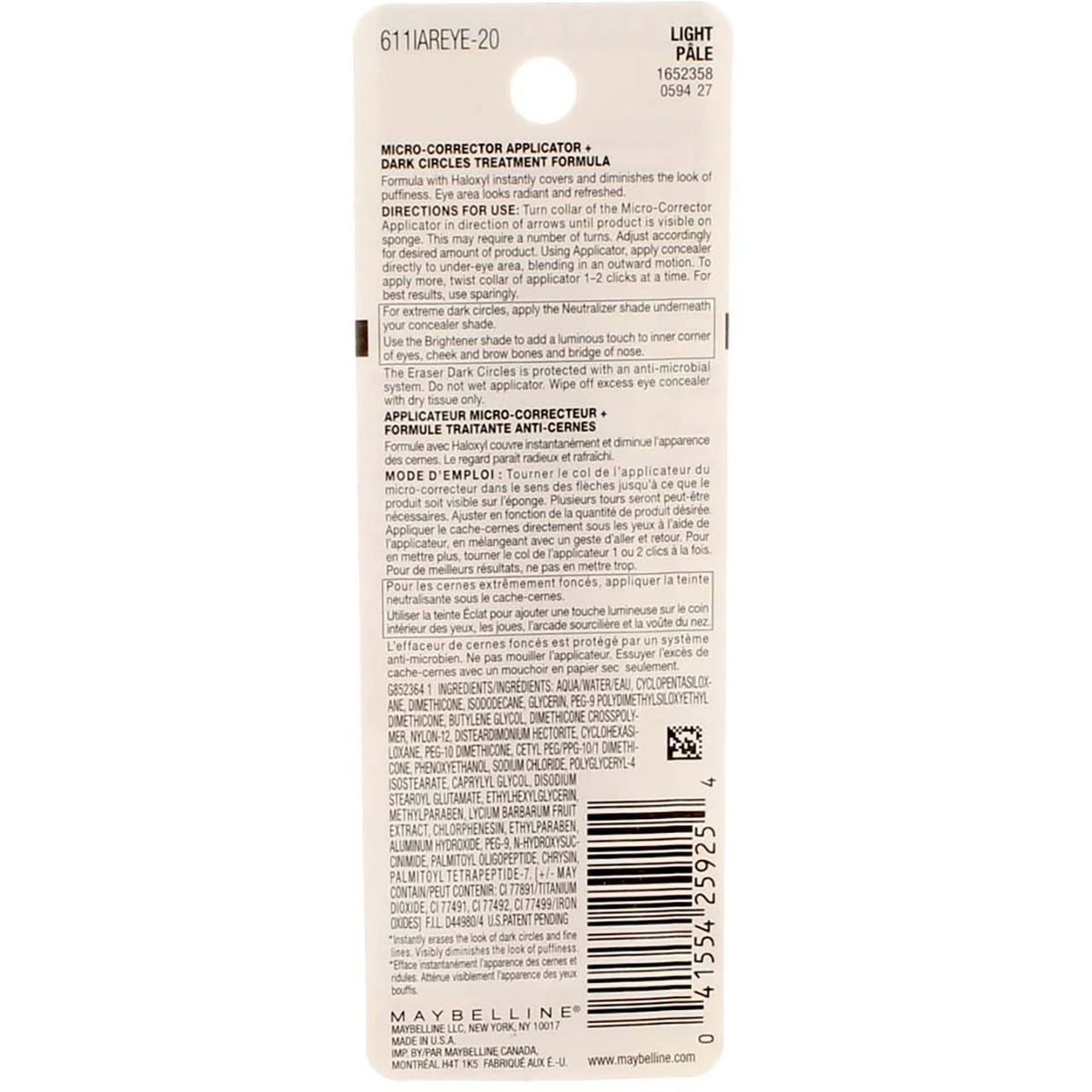 Maybelline Instant Age Rewind Eraser Dark Circles Treatment Concealer 150 Eutraliseur 0.2 oz ( Pack of 3) Beauty & Personal Care MAYBELLINE