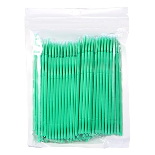 Salmue 4 Colors Available 100PCS/Bag Disposable Micro Applicator Brushes, Women Eyelash Extension Brushes for Makeup Brushes, Extension Mascara Brush Beauty & Personal Care Salmue