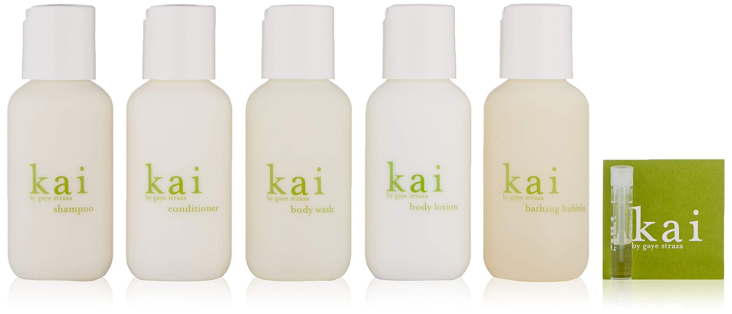 kai Bath And Shower Travel Set, TSA approved, vegan, cruelty free, made in the usa Beauty and Personal Care kai