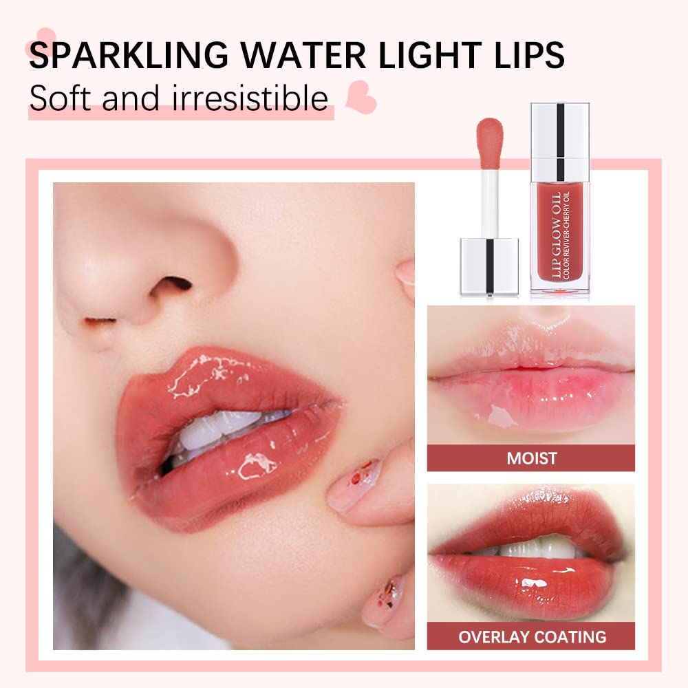 Sokgo Hydrating Lip Glow Oil, Plumping Lip Gloss, Moisturizing Lip Oil Gloss, Transparent Moisturizing Lip Balm, Natural Lip Plumper Beauty & Personal Care Sokgo