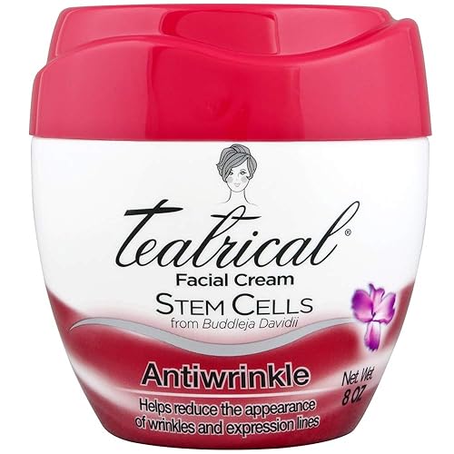 TEATRICAL Anti-Wrinkle Cream with Buddleja Davidii Stem Cells, Floral, 8 Ounce Beauty & Personal Care TEATRICAL
