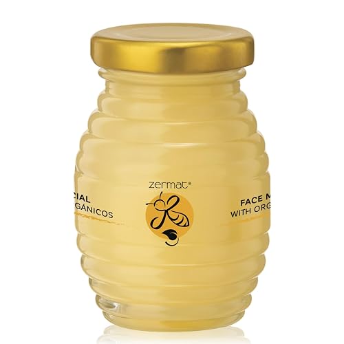 Zermat Facial Mask Royal Jelly, Facial mask with organic ingredients that help moisturize and soften the delicate skin of the face, visibly reducing Beauty & Personal Care Zermat